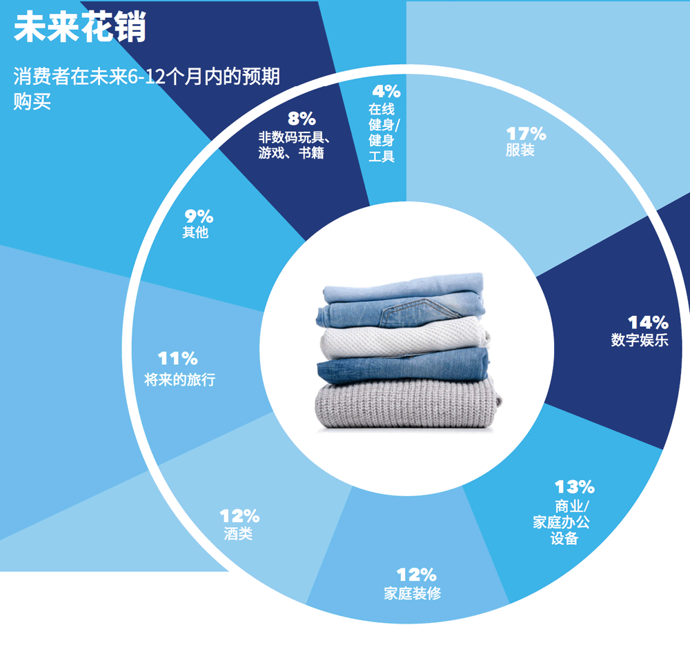 消费者在6-12个月的未来花销