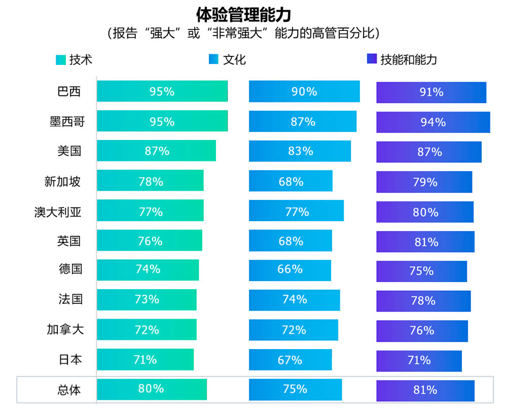 体验管理能力